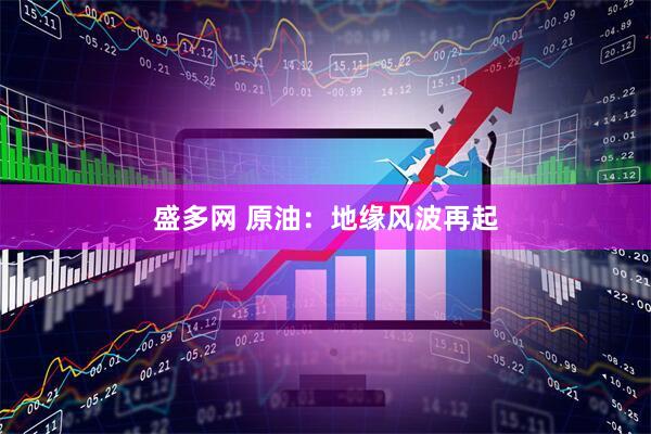 盛多网 原油：地缘风波再起