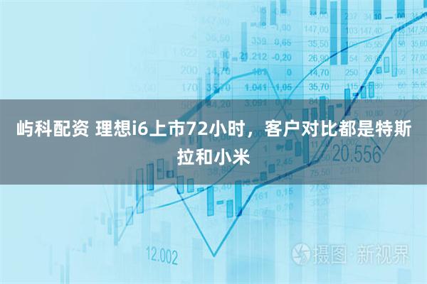 屿科配资 理想i6上市72小时，客户对比都是特斯拉和小米