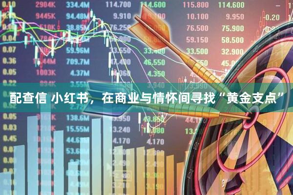 配查信 小红书，在商业与情怀间寻找“黄金支点”